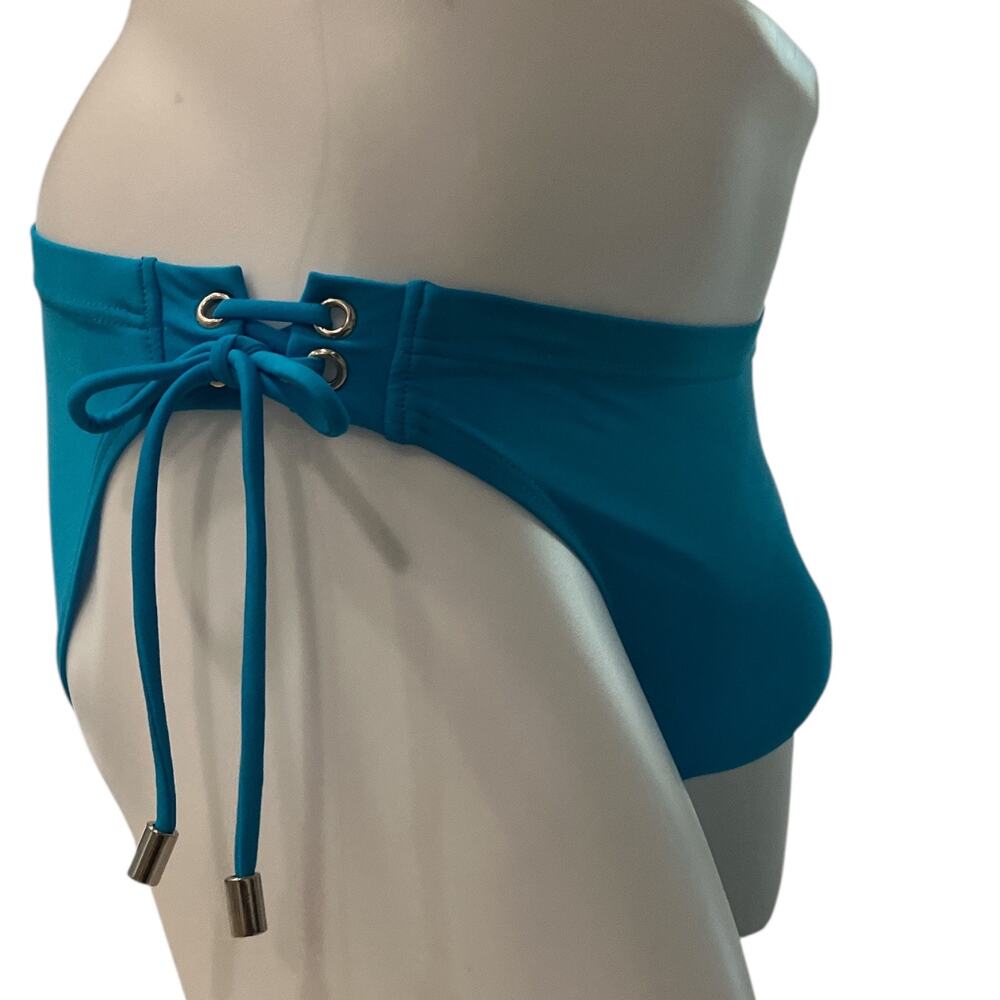 Andrew Christian Side Lace Bikini Turquoise Medium - Picture 12 of 15